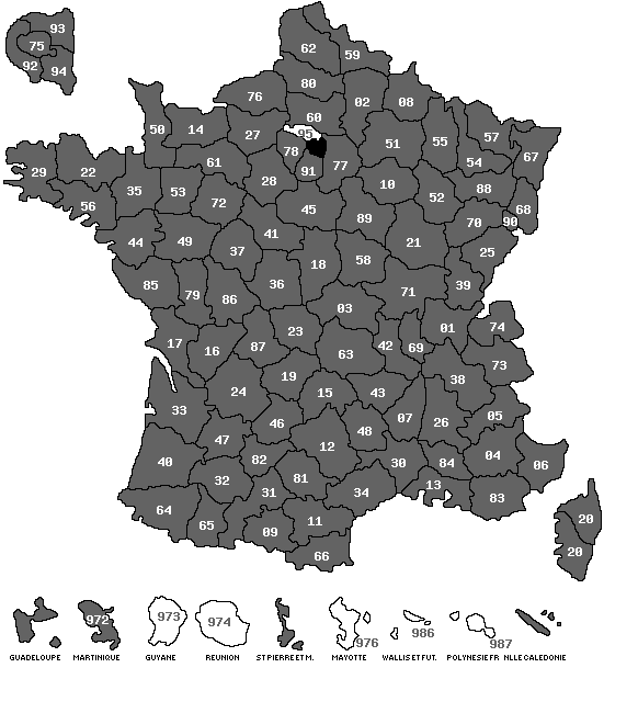 carte de france